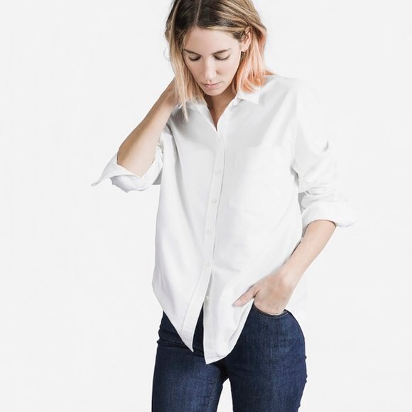 everlane white shirt